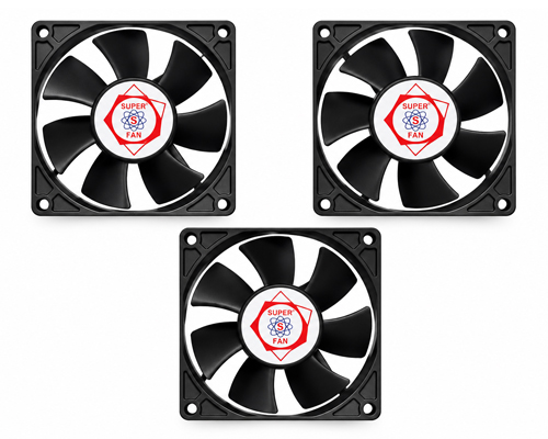 DC instrument cooling fan